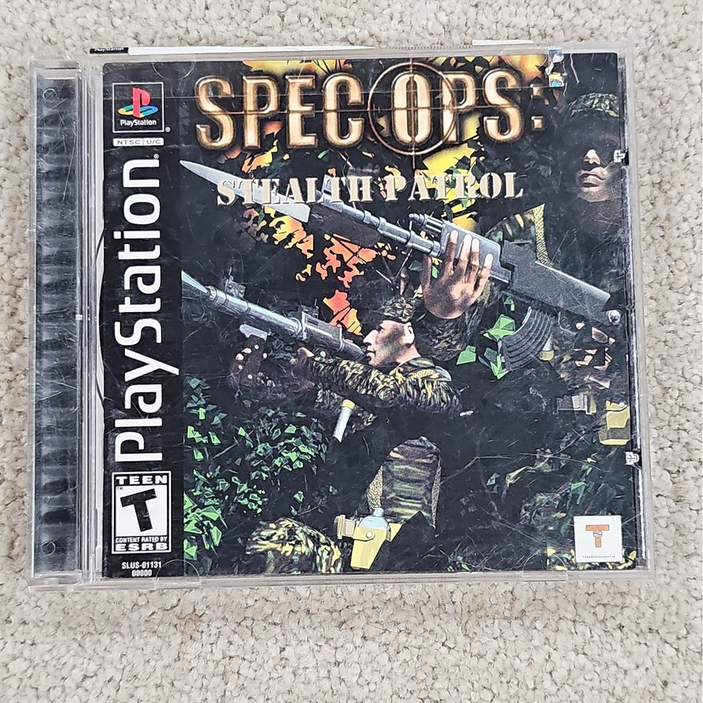 Spec Ops: Stealth Patrol (Sony PlayStation 1, 2000) CIB Complete Untested